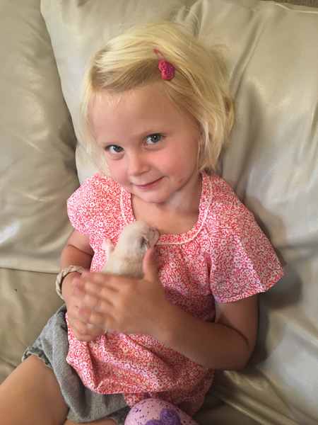 Some Gentle Love at One Week Old